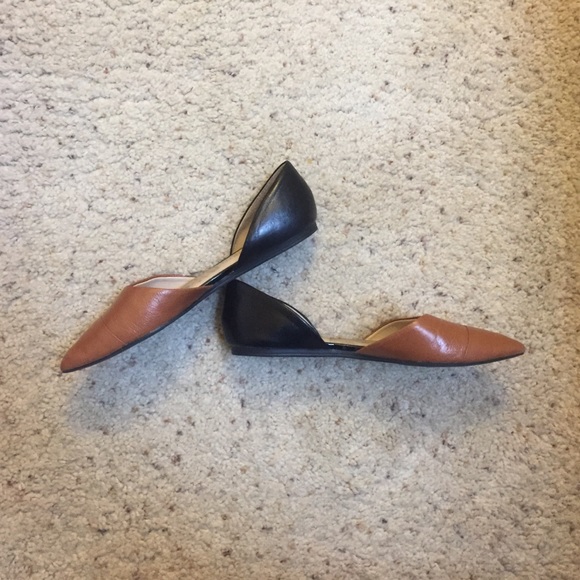 Franco Sarto two toned flats