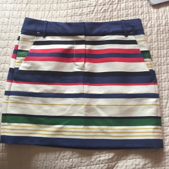 J Crew Striped skirt