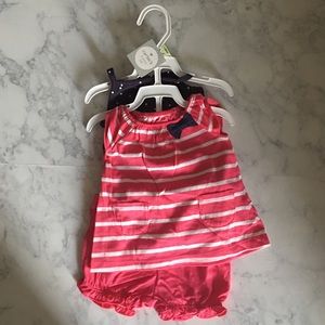 Baby girl carters set