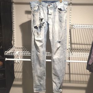 Distressed Jeans
