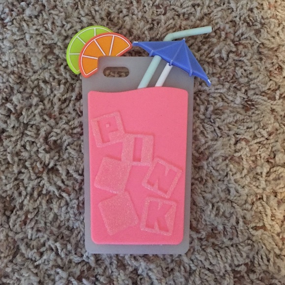 VS PINK summer drink iPhone 5 case