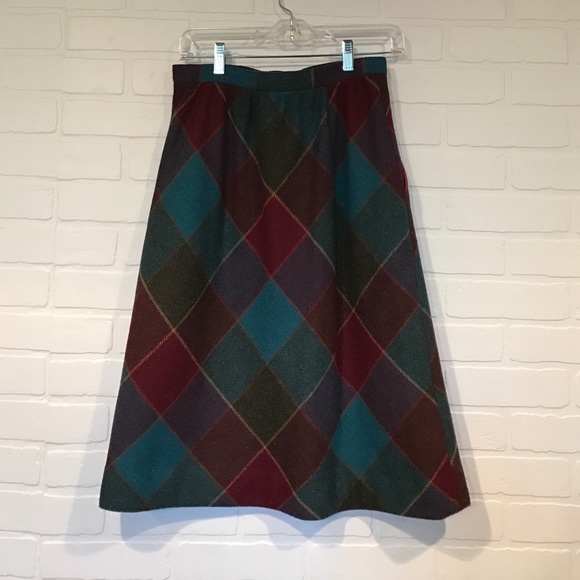 personal Skirts - Vintage retro A-Line skirt jewel-tone plaid 8 personal Skirts - Vintage retro A-Line skirt jewel-tone plaid 8