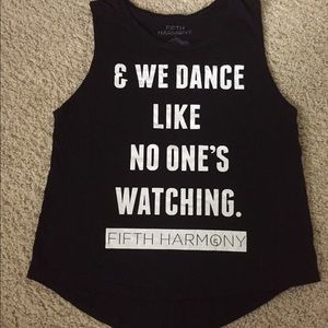 Black Fifth Harmony Tank