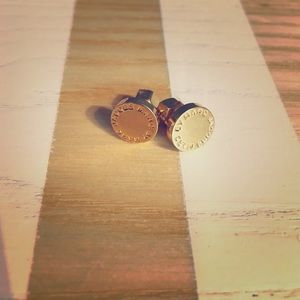 Marc Jacobs gold stud earrings