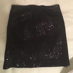 Banana Republic Wool Sequin skirt