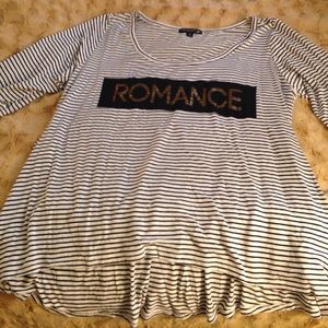 "Romance" Soft 3/4 sleeve top