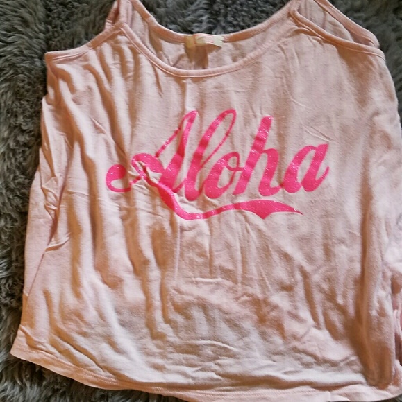 Pink ALOHA tank top