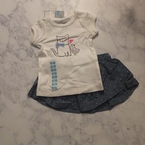 Baby girl carters set