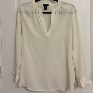 Ann Taylor Long Sleeve Blouse