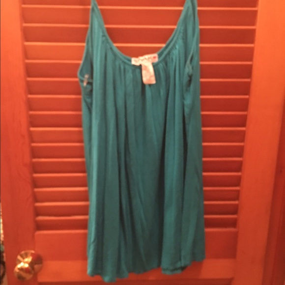 Blue SWAK flowy jersey tank
