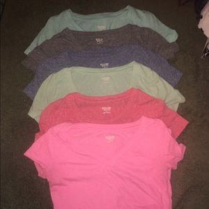 6 mossimo women's shirts