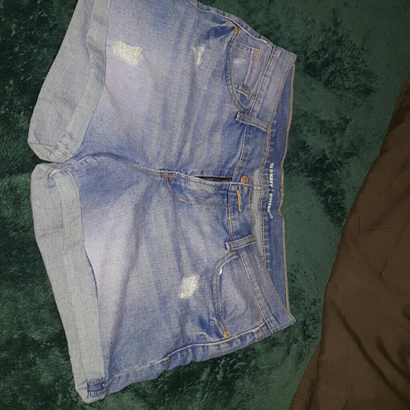 Blue Jean Boyfriend Shorts - Picture 1 of 4
