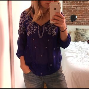 American Eagle Peasant Top