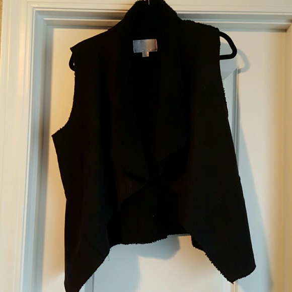 Suede (faux) vest)