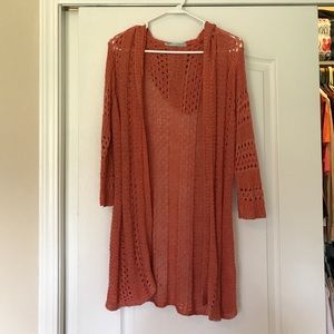 Burnt orange cardigan