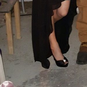 Black heels