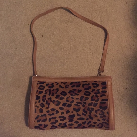 Euc French connection clutch with strap