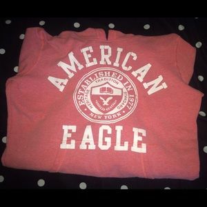 American Eagle salmon pink color hoodie!