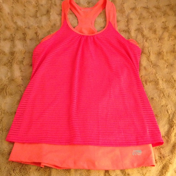 Pink and orange Marika Workout tank