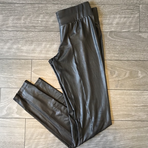 Forever 21 Pants - Vegan Leatherette Leggings Forever 21 Pants - Vegan Leatherette Leggings