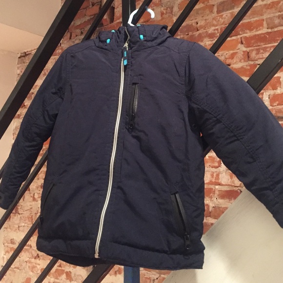 3y (3T) Very warm boys dark blue winter coat