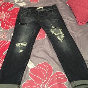 🍀Abercrombie & Fitch 🍀 Kan can jeans☘ Icy blouse