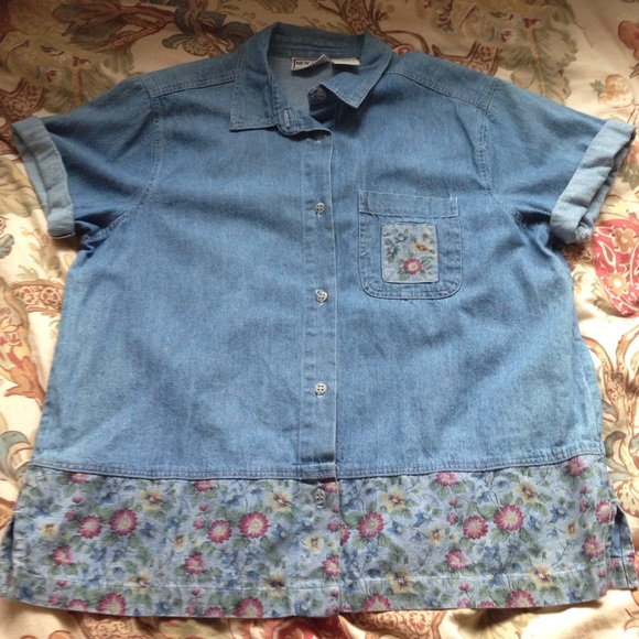 Vintage denim button up