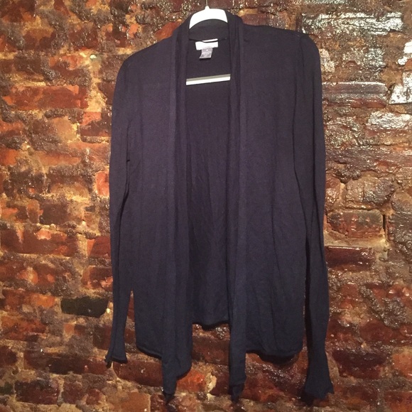 JCP wool blend navy sweater