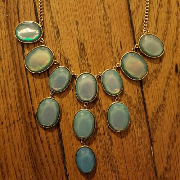 Aqua bubble necklace