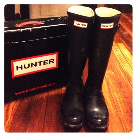 Hunter, original, tall, wellington boots