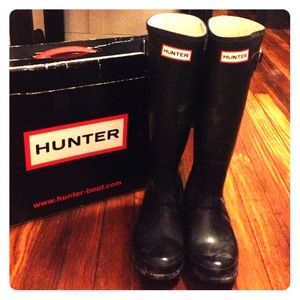 Hunter, original, tall, wellington boots