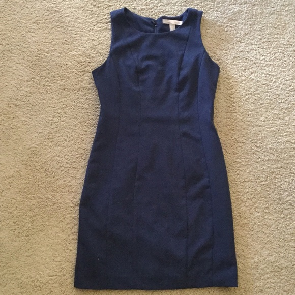 Midnight blue sheath dress