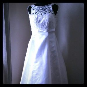 Romantically beaded wedding dress