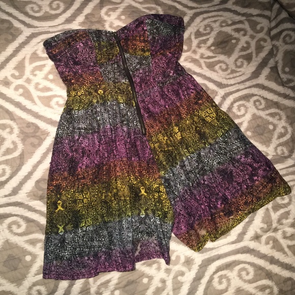 Strapless Romper
