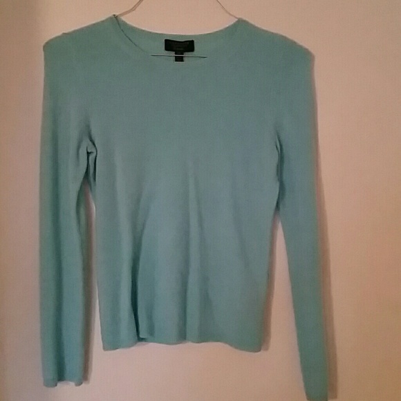 Charter Club 100% Cashmere Baby Blue Sweater