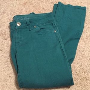 Green Delias Morgan colored jean