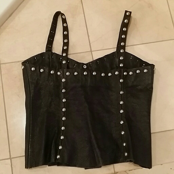 GH Leather Bustier - Picture 2 of 6