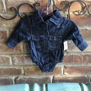 Denim Girls Onesie