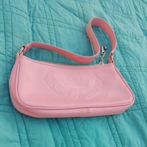 Juicy Couture pink genuine leather handbag