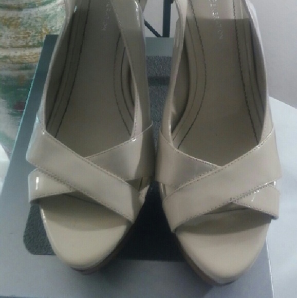 BCBG Bone Patent Leather Heels - Picture 3 of 3