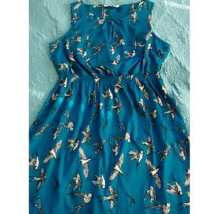 New Look ASOS Sleeveless Bird Dress Plus Size