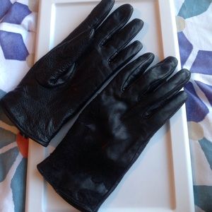Pair of black gloves
