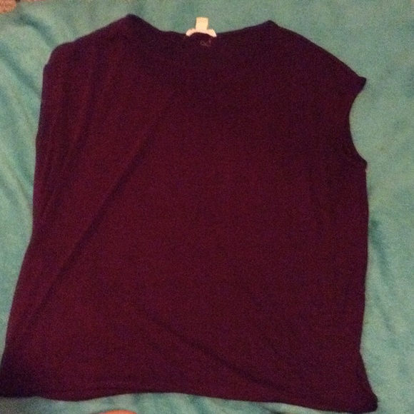 sheer marroon top