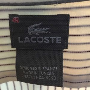 Men's Lacoste Dress Shirt