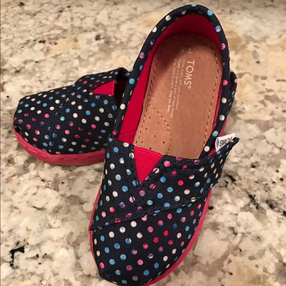 Toms Toddler Girls Slip Ons