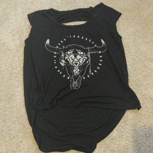 Pac Sun, open back shirt