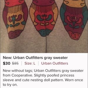 Bundle: UO sweater and Chucks