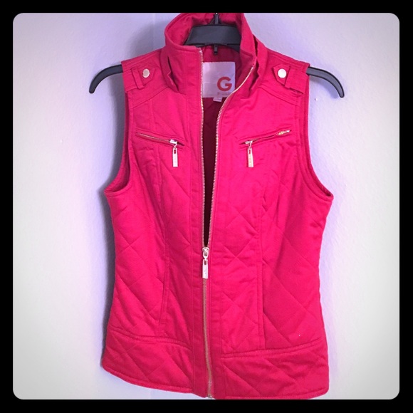 Red Guess Vest