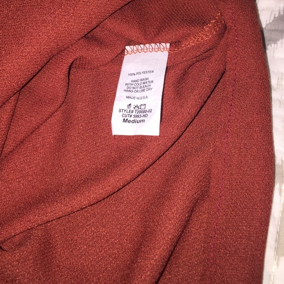 Rust blouse - Picture 3 of 3