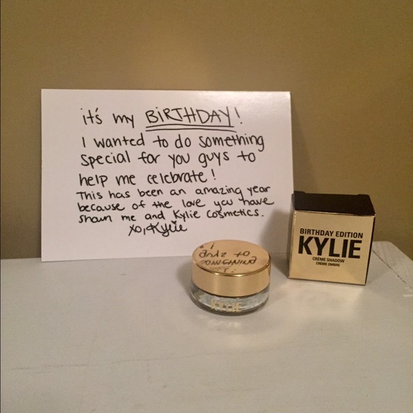 Authentic Birthday Edition Kylie Crème Shadow